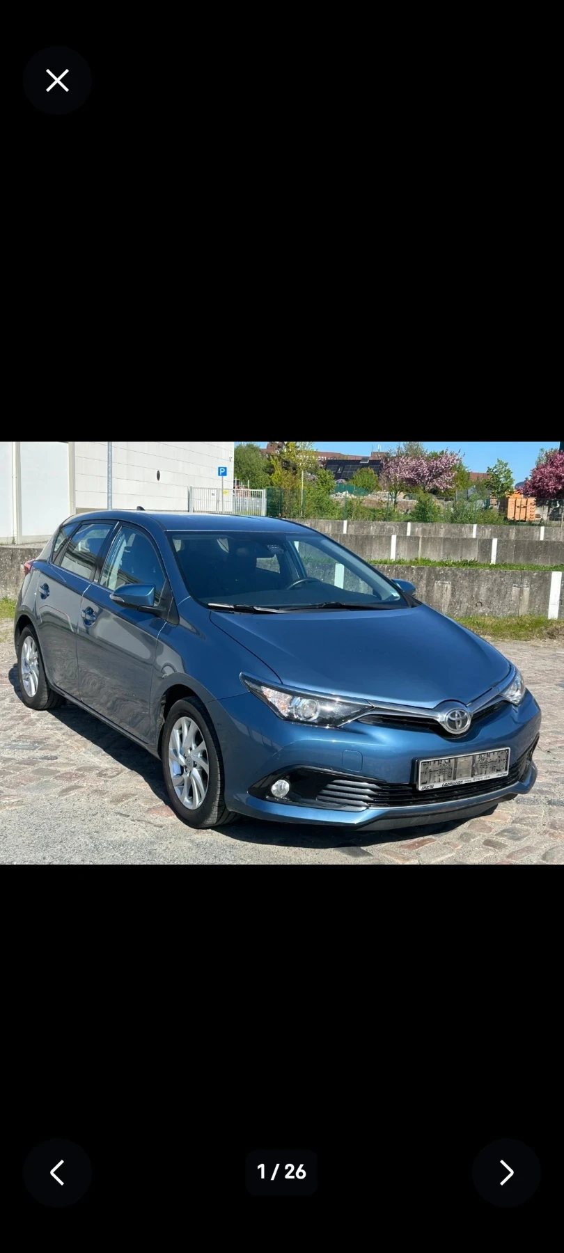 Toyota Auris 1.2Ti/116kc, бензин, 2017г., 4 цилиндъра, камера 