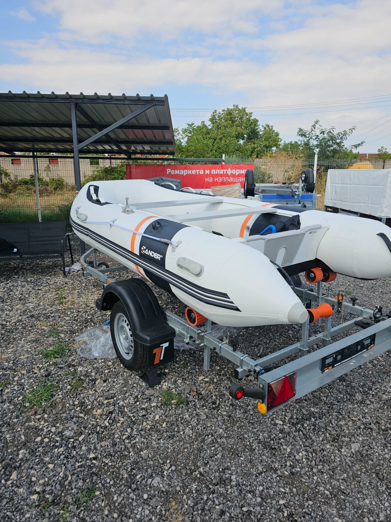 За автомобил THOMAS Колесар за лодка THOMAS BT-500L с ресьори и аморти, снимка 9 - Ремаркета - 55779132