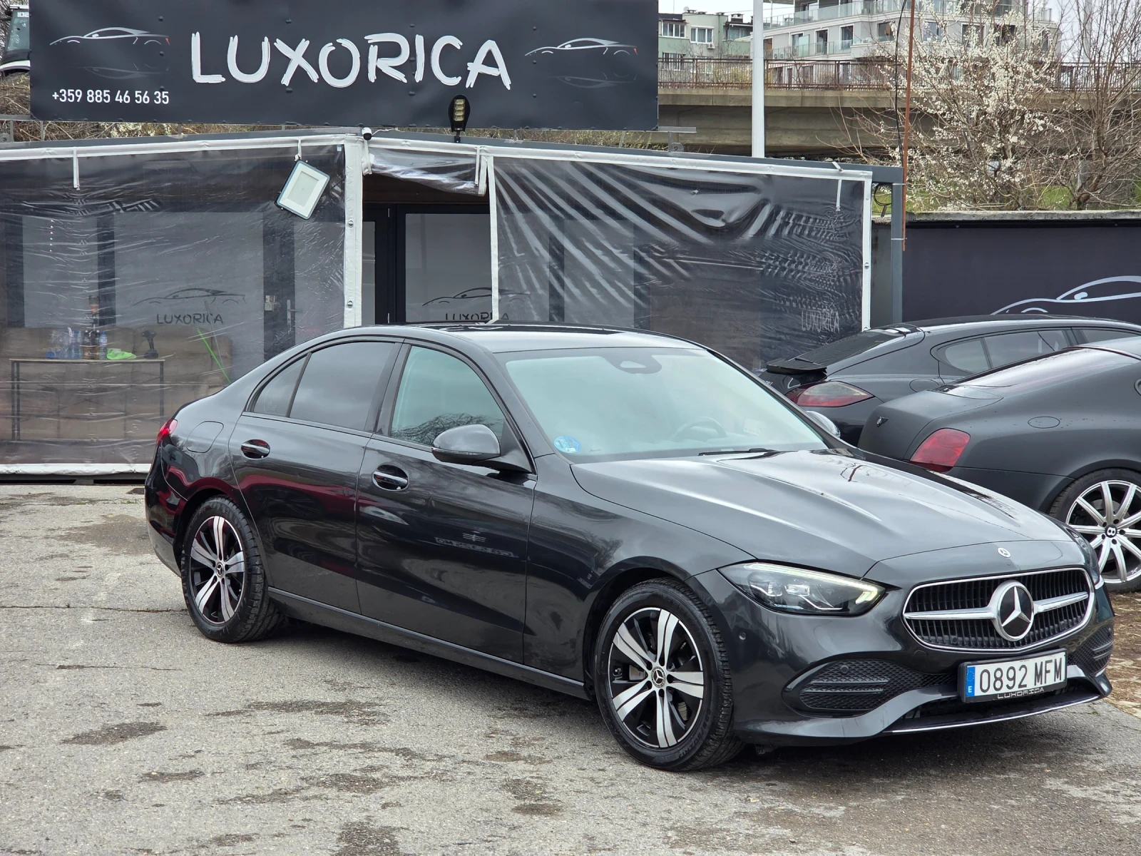 Mercedes-Benz C 200 АМБИЕНТ ПОДГРЕВ ЛЕНТИ ЗОНИ КОЖА, снимка 2 - Автомобили и джипове - 54025957