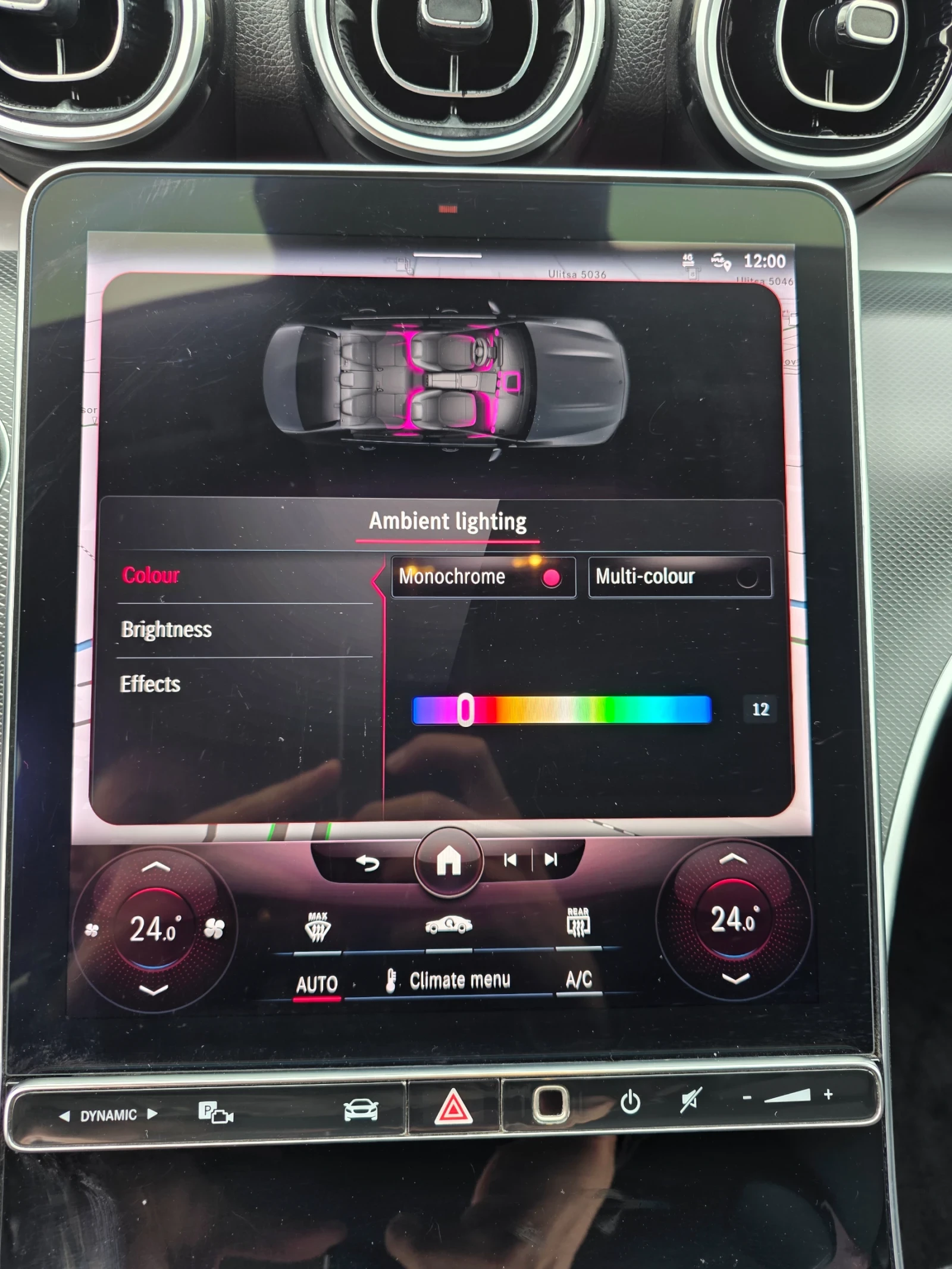 Mercedes-Benz C 200 АМБИЕНТ ПОДГРЕВ ЛЕНТИ ЗОНИ КОЖА, снимка 12 - Автомобили и джипове - 54025957