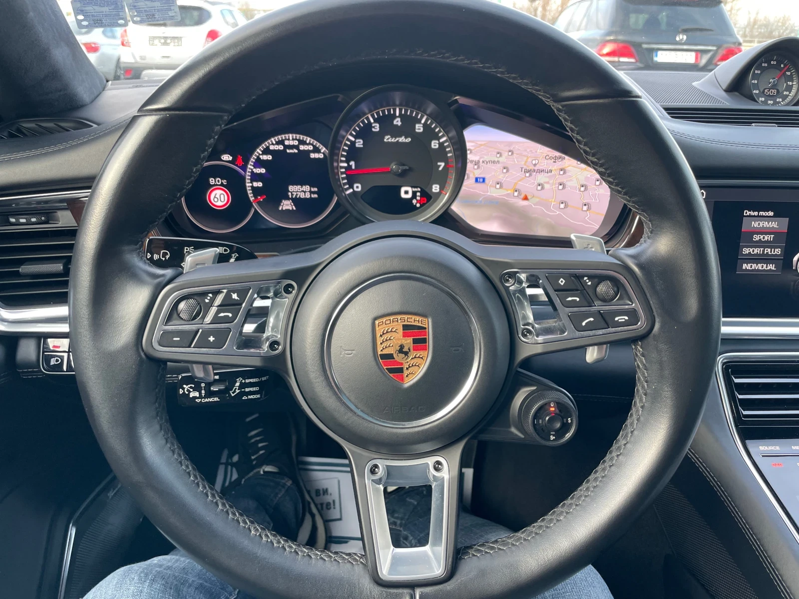 Porsche Panamera Turbo 69000 км Панорама Вакум Head up Бартер, снимка 15 - Автомобили и джипове - 54457119