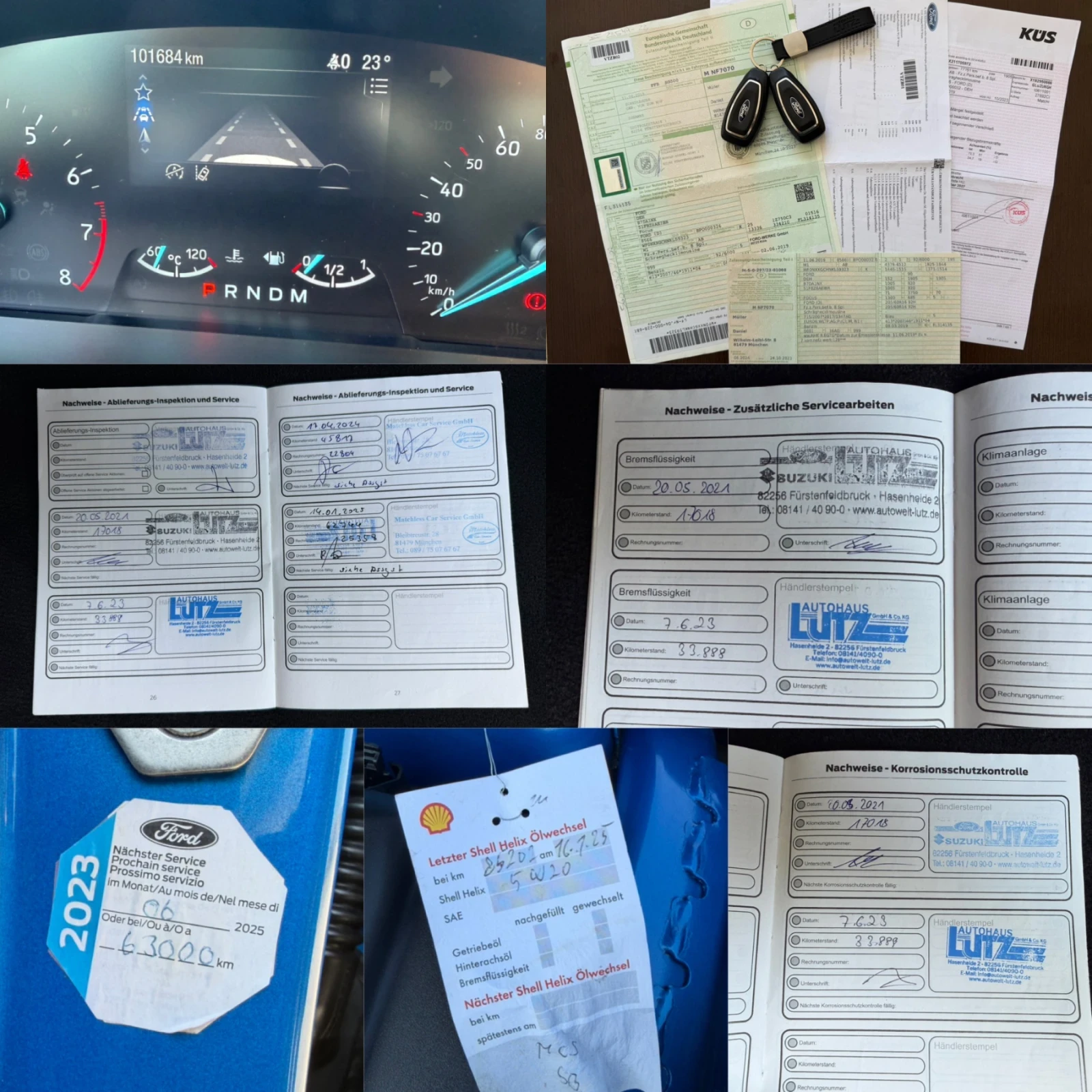 Ford Focus 1.0i AUTOMAT TITANIUM SERVICE BOOK ЕURO6.2 TUV COC, снимка 16 - Автомобили и джипове - 55932178