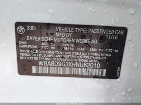 BMW 330 2.0l I xDrive - 9000 € / 17602.47 лв. - 56299873 9