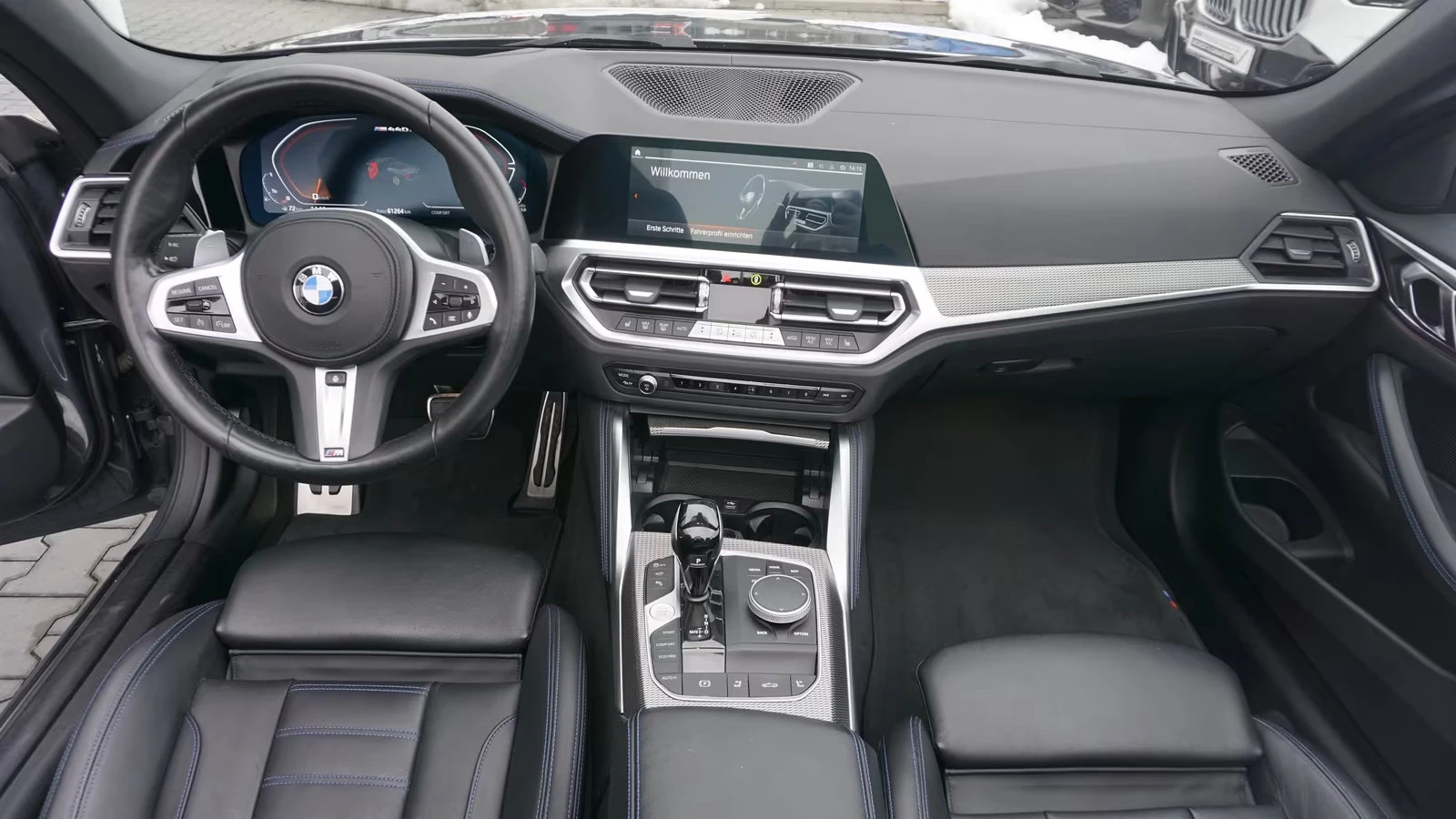 BMW 440 CABRIO/M/374HP/xDRIVE/360/HUD/HIFI/141z, снимка 13 - Автомобили и джипове - 53816366
