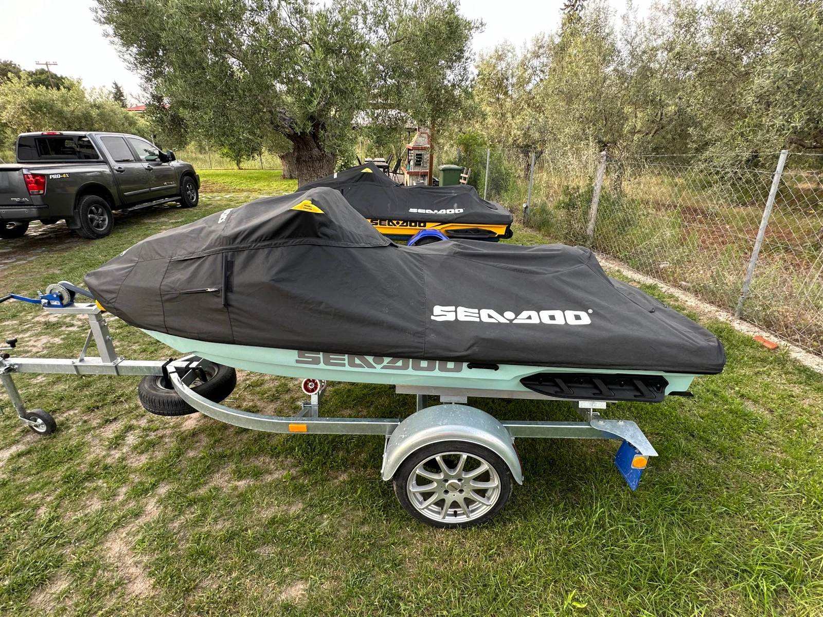 Джет Bombardier Sea Doo Wake Pro 230 НОВ Ремарке покривало оборудване  - изображение 3