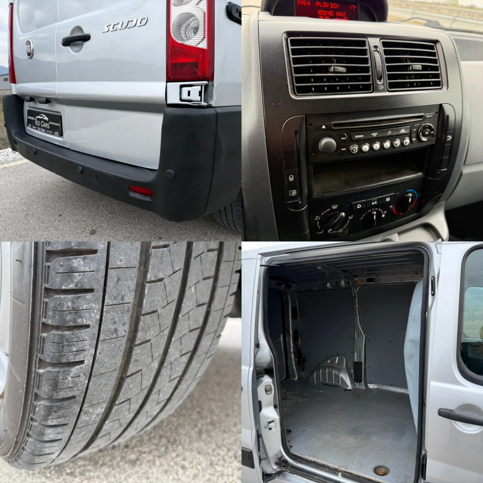 Fiat Scudo 1.6 HDI 90к.с / CLIMA / PARKTRONIC , снимка 17 - Автомобили и джипове - 53933105