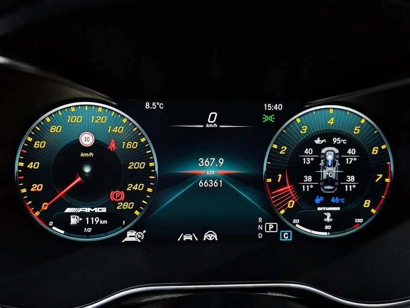 Mercedes-Benz GLC AMG GLC43 4MATIC| 385к.с.| ВКЛ.ТЕХНОТЕСТ, снимка 8 - Автомобили и джипове - 55543208