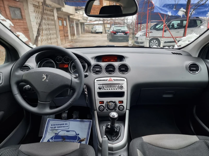 Peugeot 308 1.6HDI 90KC, снимка 10 - Автомобили и джипове - 48640944