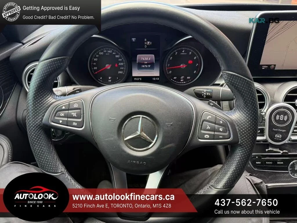 Mercedes-Benz C 300 4MATIC AMG Line* ПОДГРЕВ* КАМЕРА* ПАНОРАМА* , снимка 10 - Автомобили и джипове - 55887637