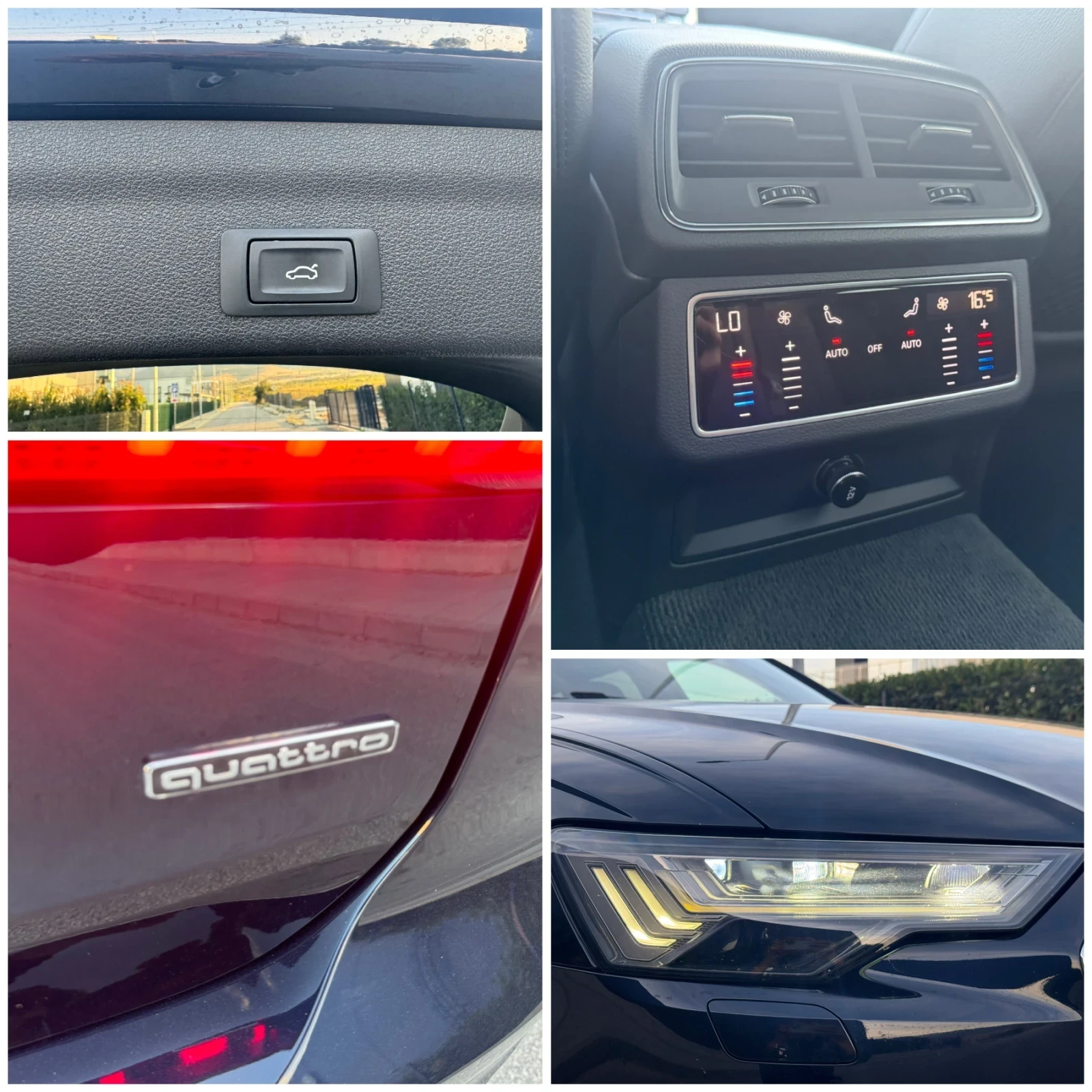 Audi A6 Quattro S-tronic | Matrix LED | Panorama | 360 , снимка 11 - Автомобили и джипове - 53776716