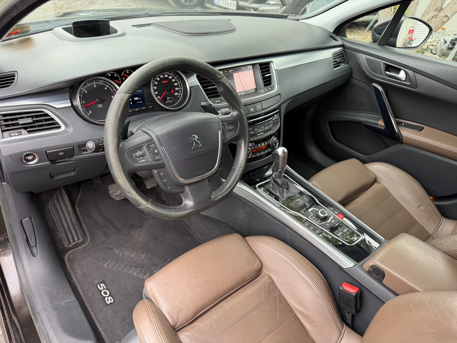 Peugeot 508 2.2 HDI GT Line Нави Head Up JBL Подгрев Масаж  , снимка 8 - Автомобили и джипове - 56086982