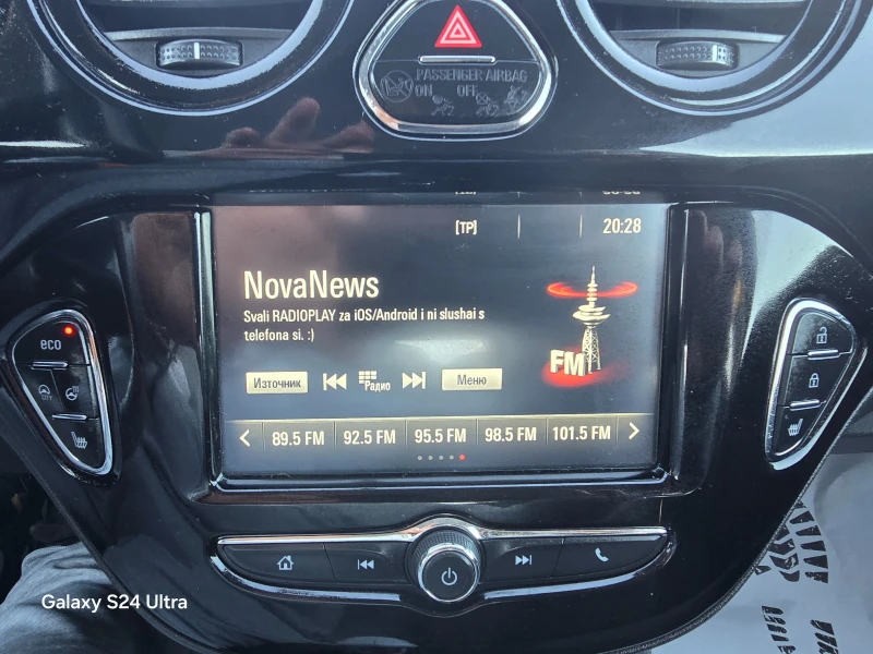 Opel Adam 1.0i-90k.c-EURO6-NAVI, снимка 15 - Автомобили и джипове - 49391682