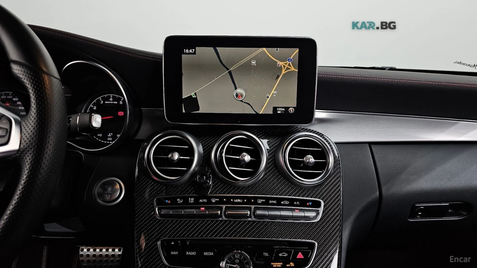 Mercedes-Benz C 43 AMG 4MATIC* PANO* HUD* ПОДГРЕВ* НАВИГАЦИ, снимка 11 - Автомобили и джипове - 55138240