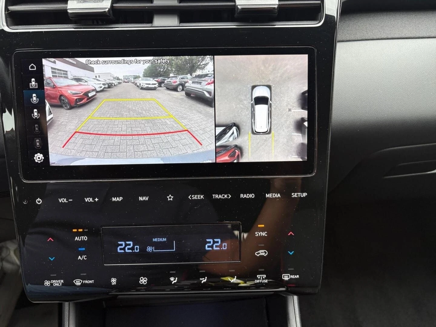Hyundai Tucson N-Line 1.6 Plug-In 4x4 360KAM Distr KRELL SitzKlim, снимка 11 - Автомобили и джипове - 55282707