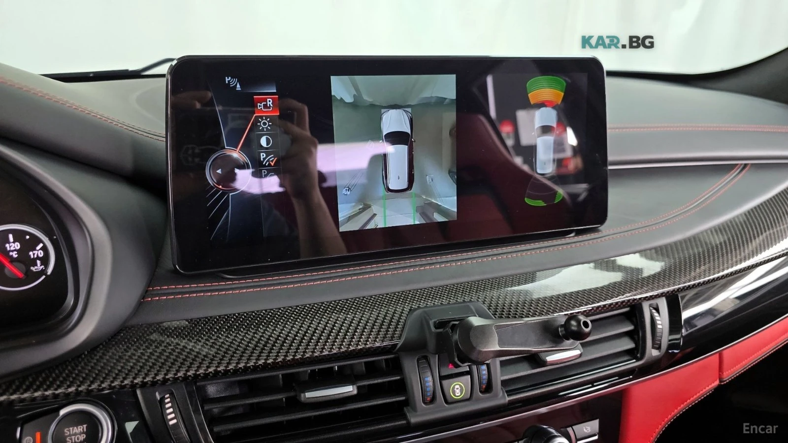 BMW X5M 4.4* МSPORT* ОБДУХВАНЕ* 360* КАМЕРА* HUD* HARMAN* , снимка 13 - Автомобили и джипове - 55139358