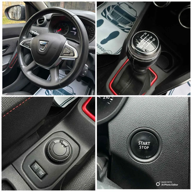 Dacia Duster 1.5dCi* 4x4* NAVI, снимка 9 - Автомобили и джипове - 53276020