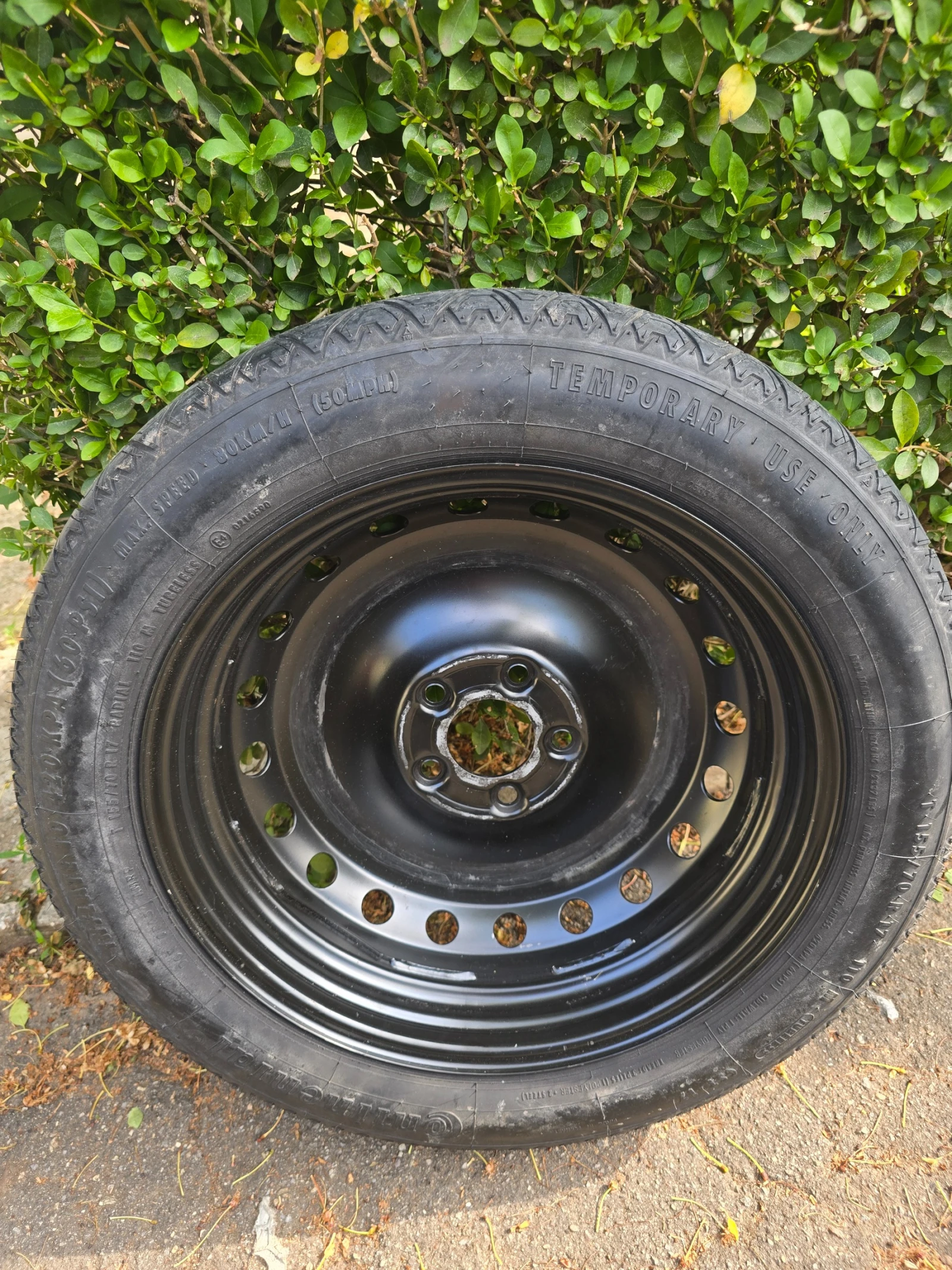 Гуми с джанти Continental 155/70R17, снимка 2 - Гуми и джанти - 54628240