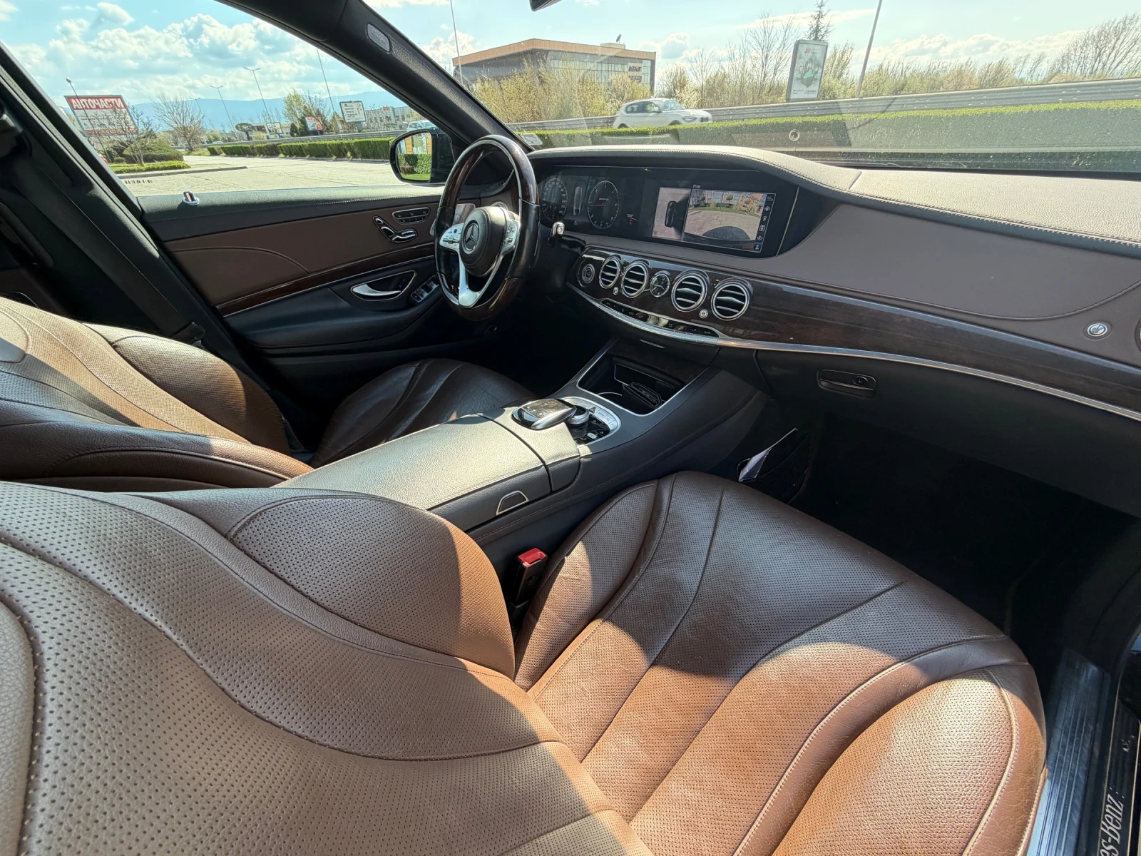 Mercedes-Benz S 400 63 AMG PACK= HEADUP= PANORAMA= KEYLESS= FULL, снимка 12 - Автомобили и джипове - 54100743