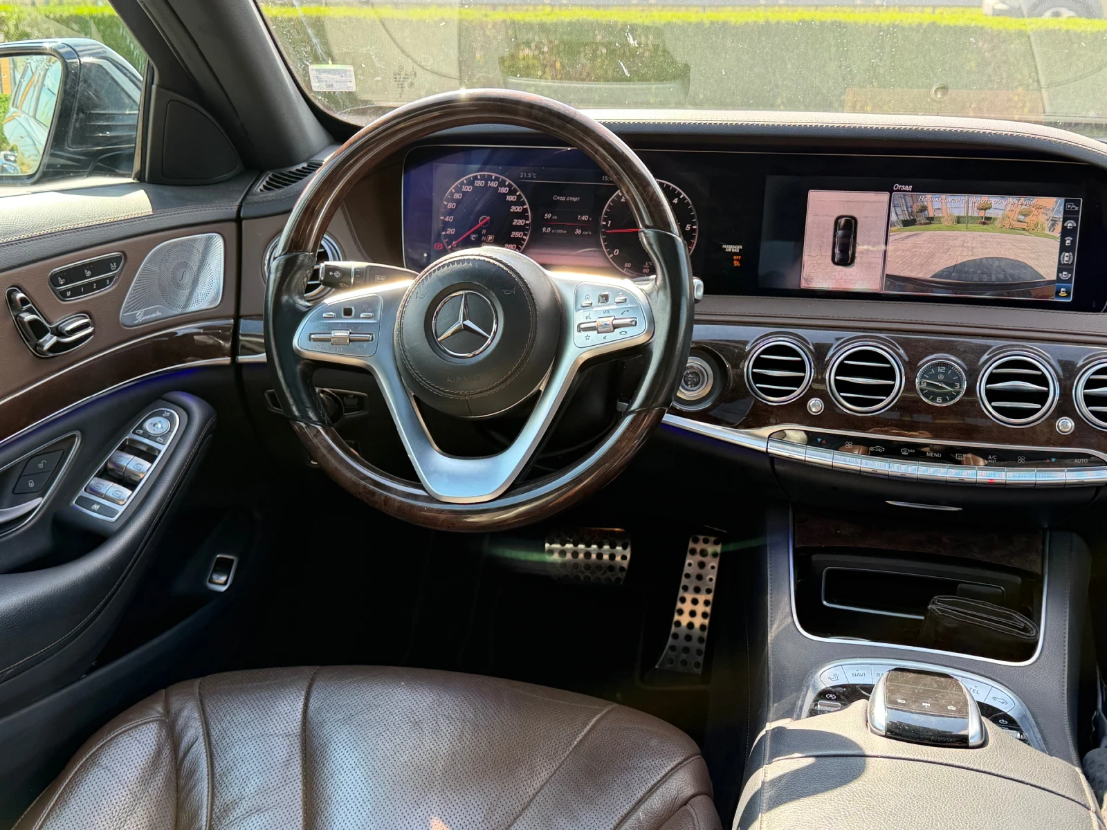 Mercedes-Benz S 400 63 AMG PACK= HEADUP= PANORAMA= KEYLESS= FULL, снимка 14 - Автомобили и джипове - 54100743