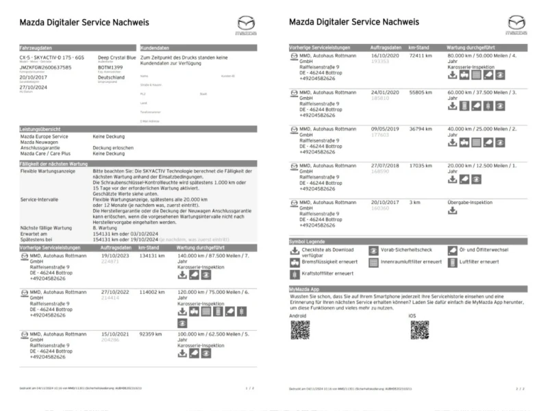 Mazda CX-5 2017 г., 4x4, 2.2 дизел, 175 к.с., снимка 15 - Автомобили и джипове - 48733570