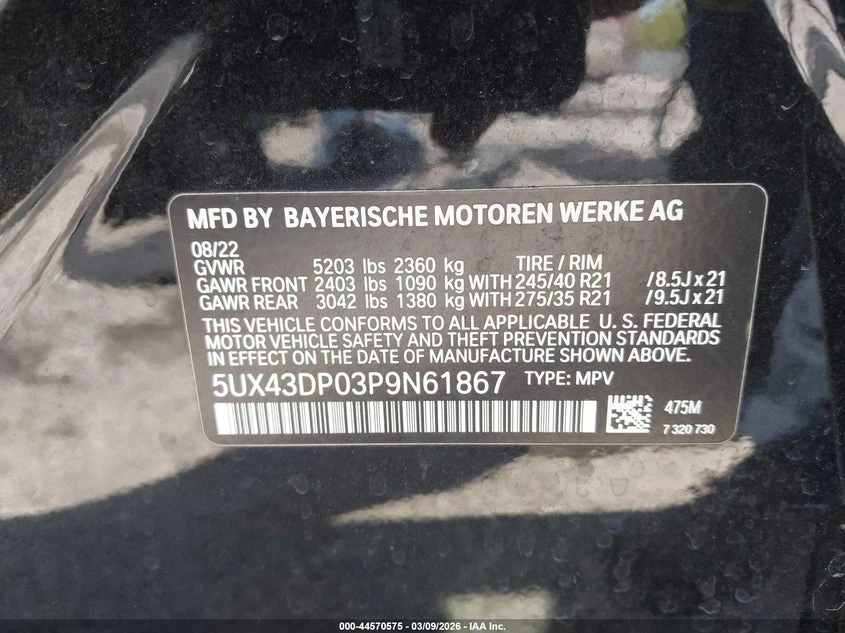 BMW X3 2.0L I-4 DI, DOHC, VVT, TURBO, 248HP 4X2 Drive | Mobile.bg � ����������� 9