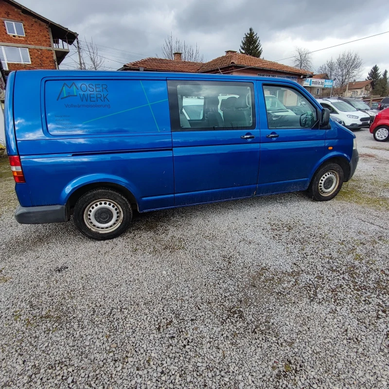 VW T5 2.5TDI* 4MOTION* ДЪЛГА БАЗА* 6М* ТОВАРОПЪТНИЧЕСКИ, снимка 4 - Бусове и автобуси - 53524026