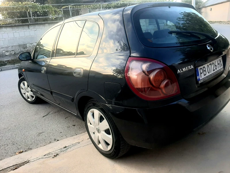 Nissan Almera 1.5i.ВЕРИГА.БЕНЗИН + КЛИМА. ТОП 2005г., снимка 3 - Автомобили и джипове - 47638229