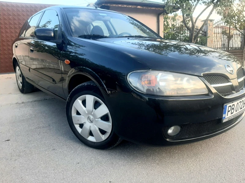 Nissan Almera 1.5i.ВЕРИГА.БЕНЗИН + КЛИМА. ТОП 2005г., снимка 1 - Автомобили и джипове - 47638229