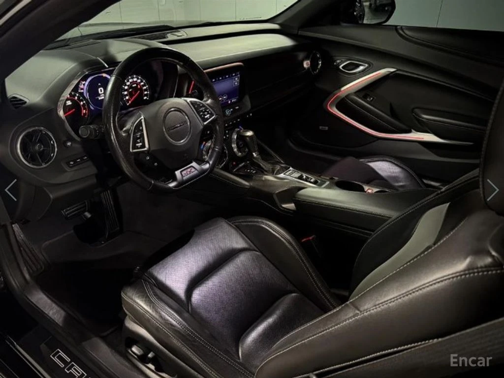 Chevrolet Camaro SS* 6.2* V8* ПОДГРЕВ* ОБДУХВАНЕ* КАМЕРА* КЕЙЛЕС* , снимка 8 - Автомобили и джипове - 54800452