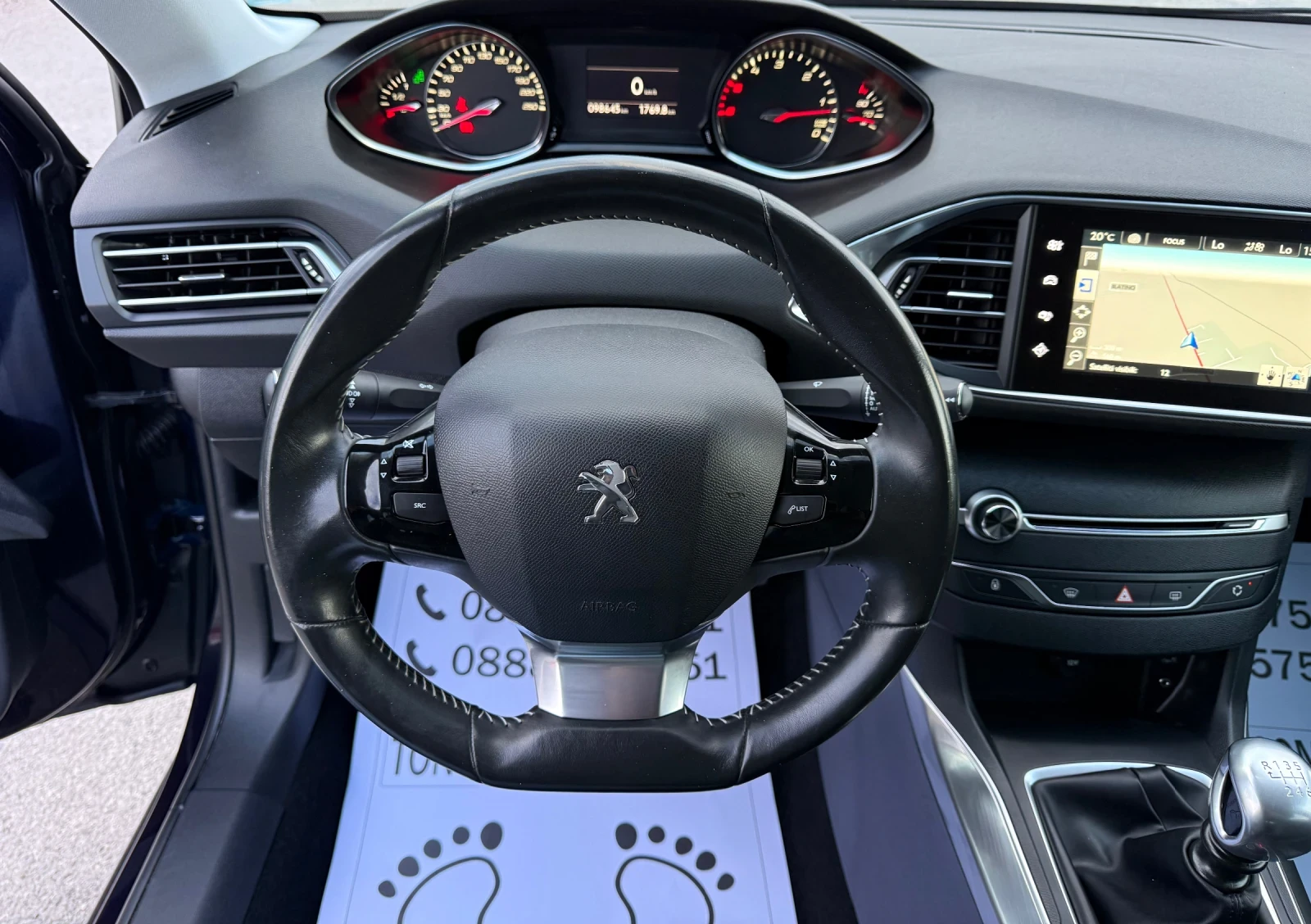 Peugeot 308 1.6-EHDI-98.000km-���� ����� ����-FULL LED-NAVI | Mobile.bg � ����������� 8