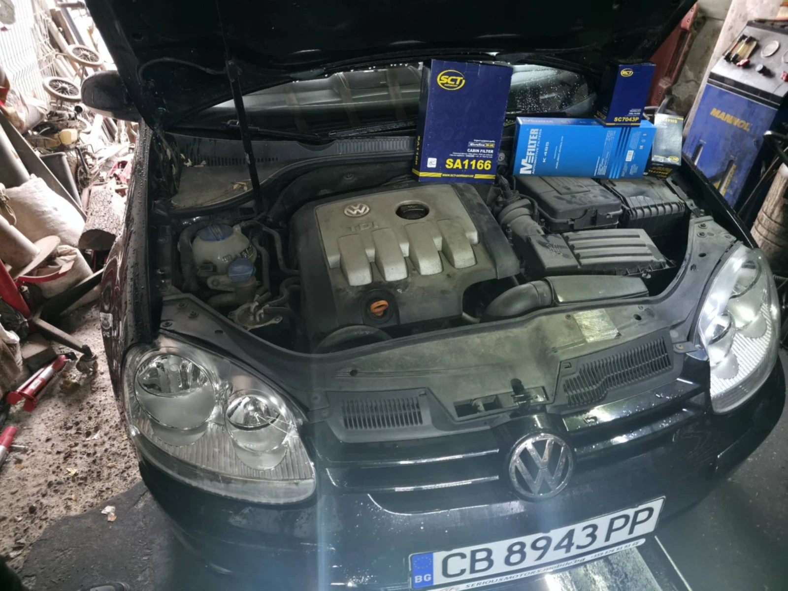 VW Golf 2.0 TDi 200-К.С 6 скорости обслужен А/С !!ТОП !!, снимка 14 - Автомобили и джипове - 55637075