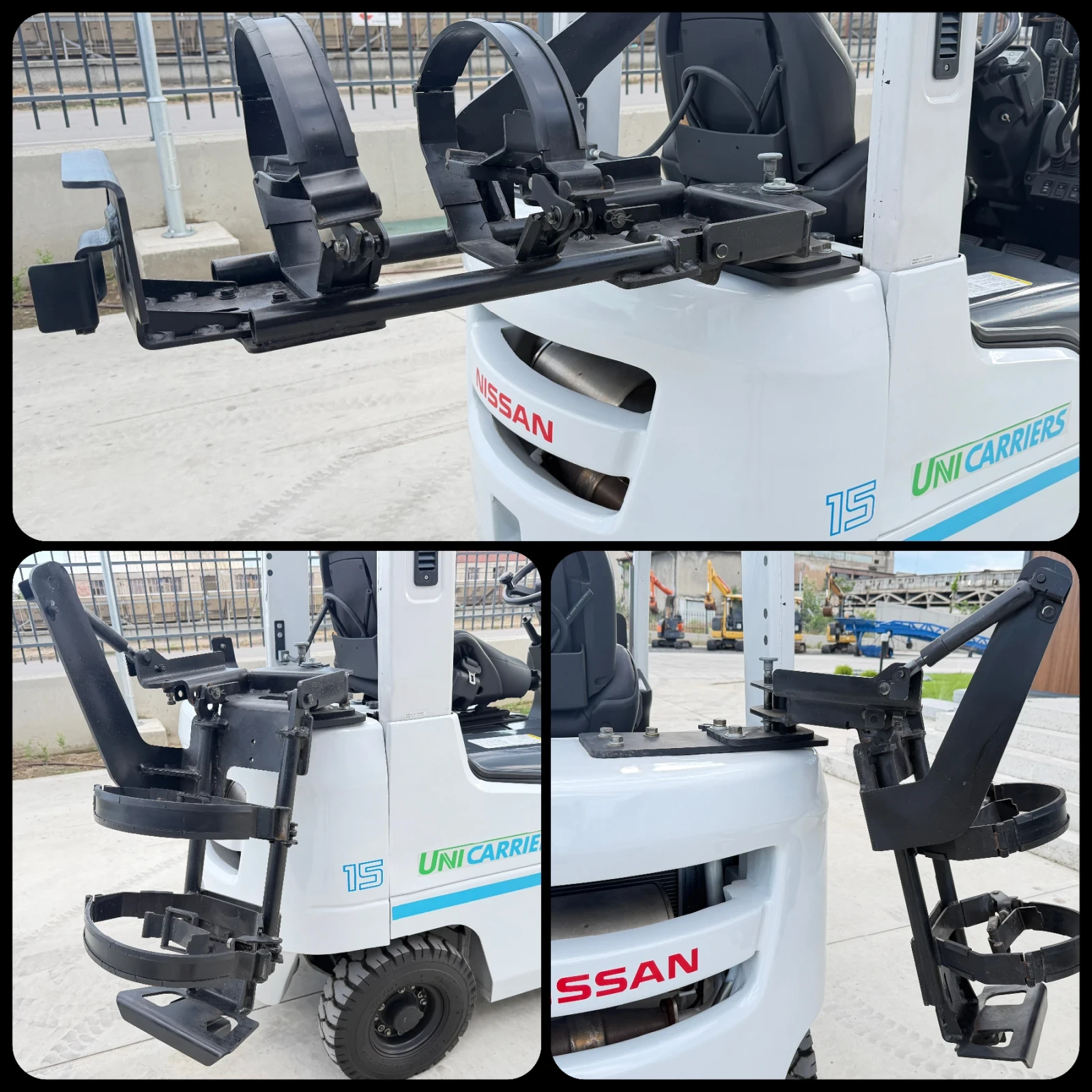 Мотокар UniCarriers Газ - Бензин / Автоматик / Като Нов!!!, снимка 14 - Индустриална техника - 55089127