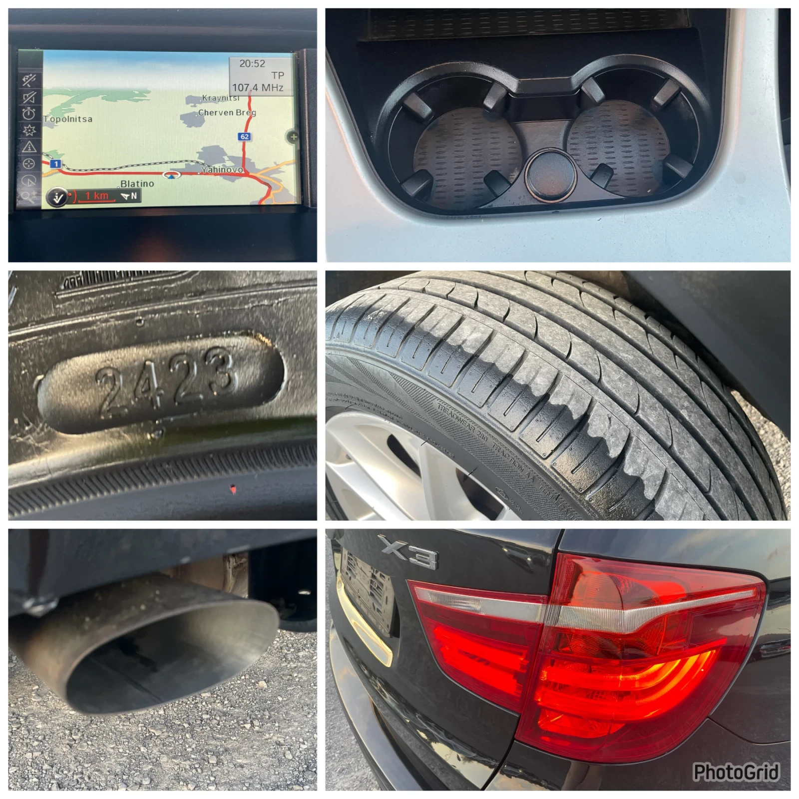 BMW X3 2.0D NAVI 4X4 AUTOMATIC ZF8 BI-XENON 184КС, снимка 17 - Автомобили и джипове - 54934366