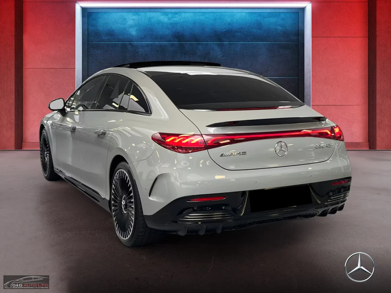 Mercedes-Benz EQE 43 AMG/476HP/4M/DESIGNO/HUD/PANO/360/ACC/718z, снимка 3 - Автомобили и джипове - 55575611