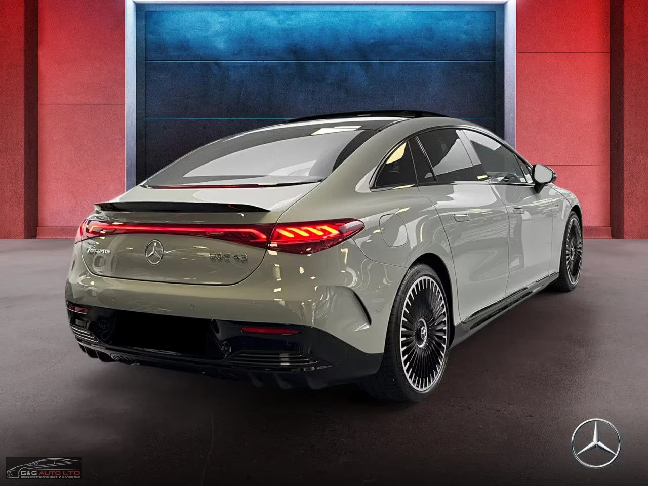 Mercedes-Benz EQE 43 AMG/476HP/4M/DESIGNO/HUD/PANO/360/ACC/718z, снимка 5 - Автомобили и джипове - 55575611