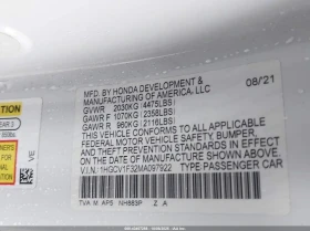 Honda Accord 1.5L I-4 DI, DOHC, VVT, TURBO, 192HP Front Wheel - 13200 € / 25816.96 лв. - 94823941 14