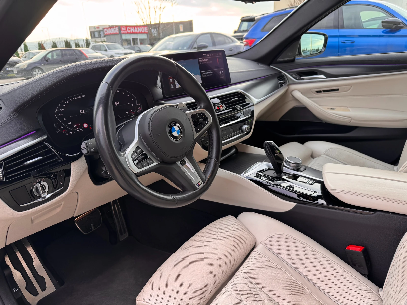 BMW 550  / M550I / X DRIVE / HUD / MASSAGE / 70000��! /  | Mobile.bg � ����������� 9