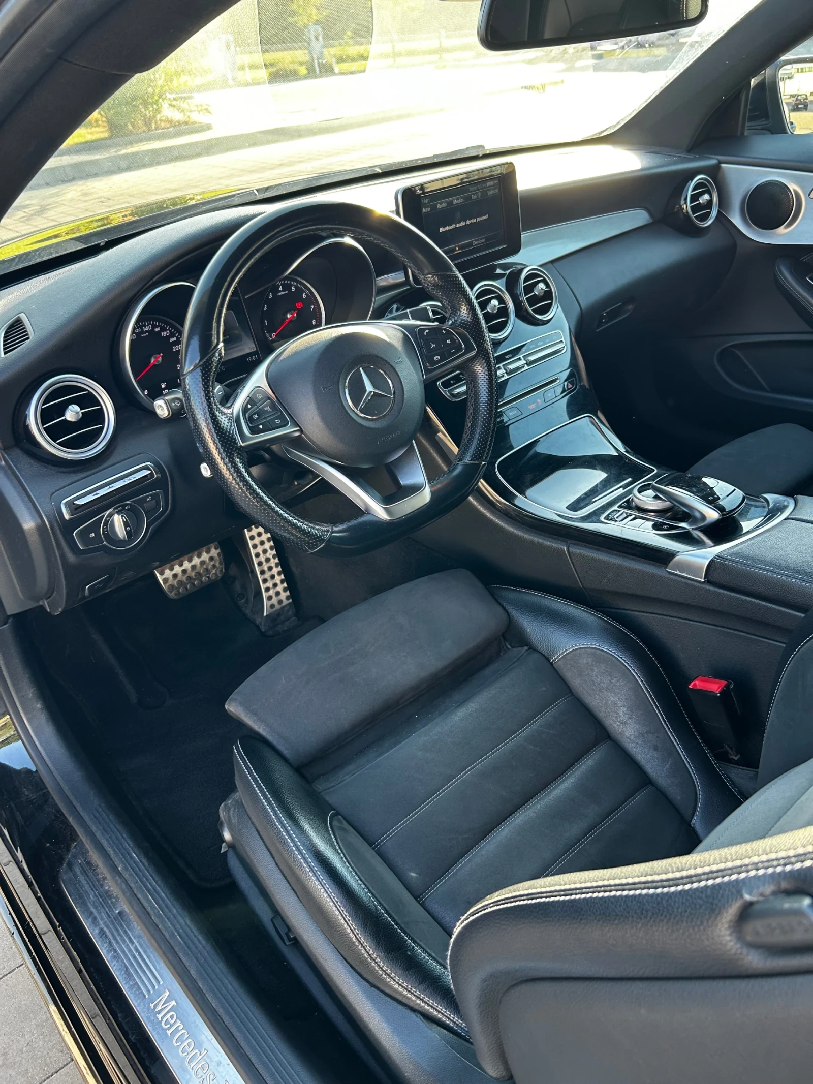 Mercedes-Benz C 180 AMG 9G tronic Carplay, снимка 9 - Автомобили и джипове - 55514844