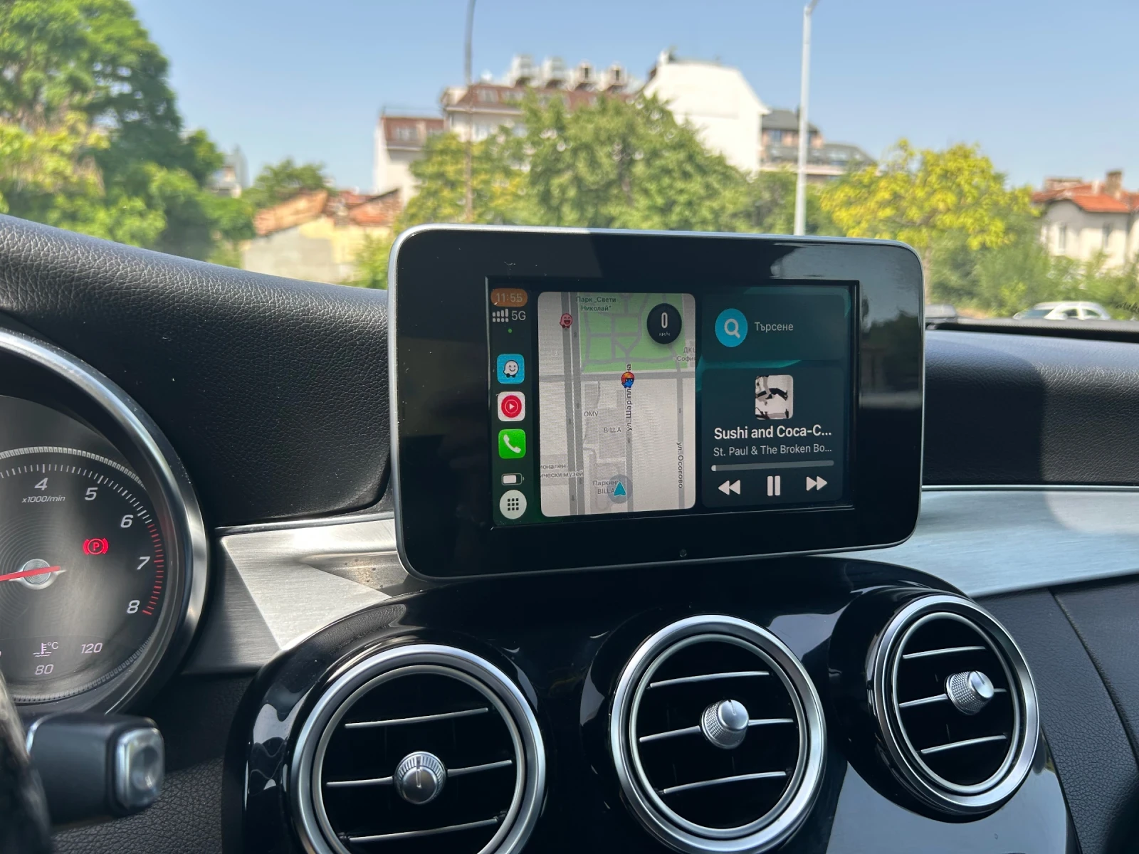 Mercedes-Benz C 180 AMG 9G tronic Carplay, снимка 7 - Автомобили и джипове - 55514844