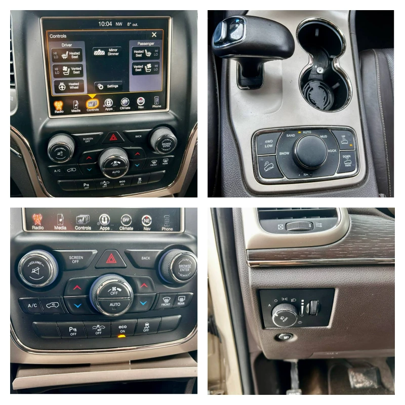 Jeep Grand cherokee 3.6 SUMMIT 4X4 8ZF , снимка 9 - Автомобили и джипове - 53419777