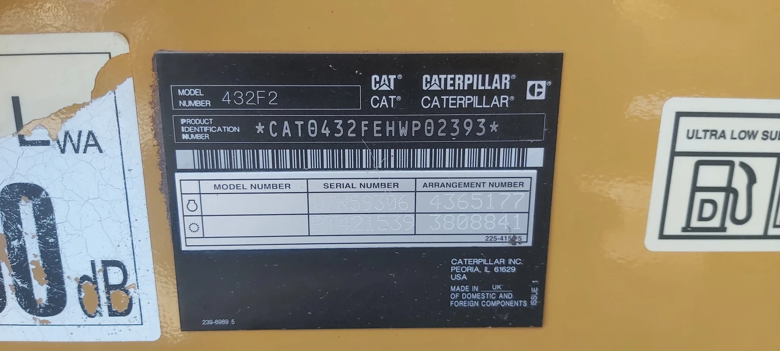 Багер Cat 432 F2, снимка 13 - Индустриална техника - 56015681