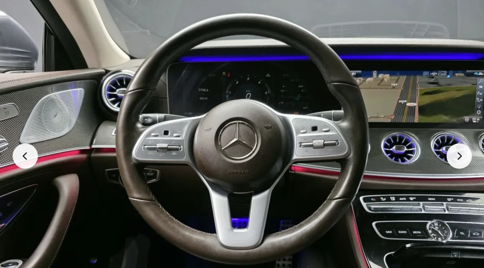 Mercedes-Benz CLS 300 AMG* LINE* BURMESTER* ДИГИТАЛНО* ТАБЛО* 360КАМЕРА*, снимка 8 - Автомобили и джипове - 53850756