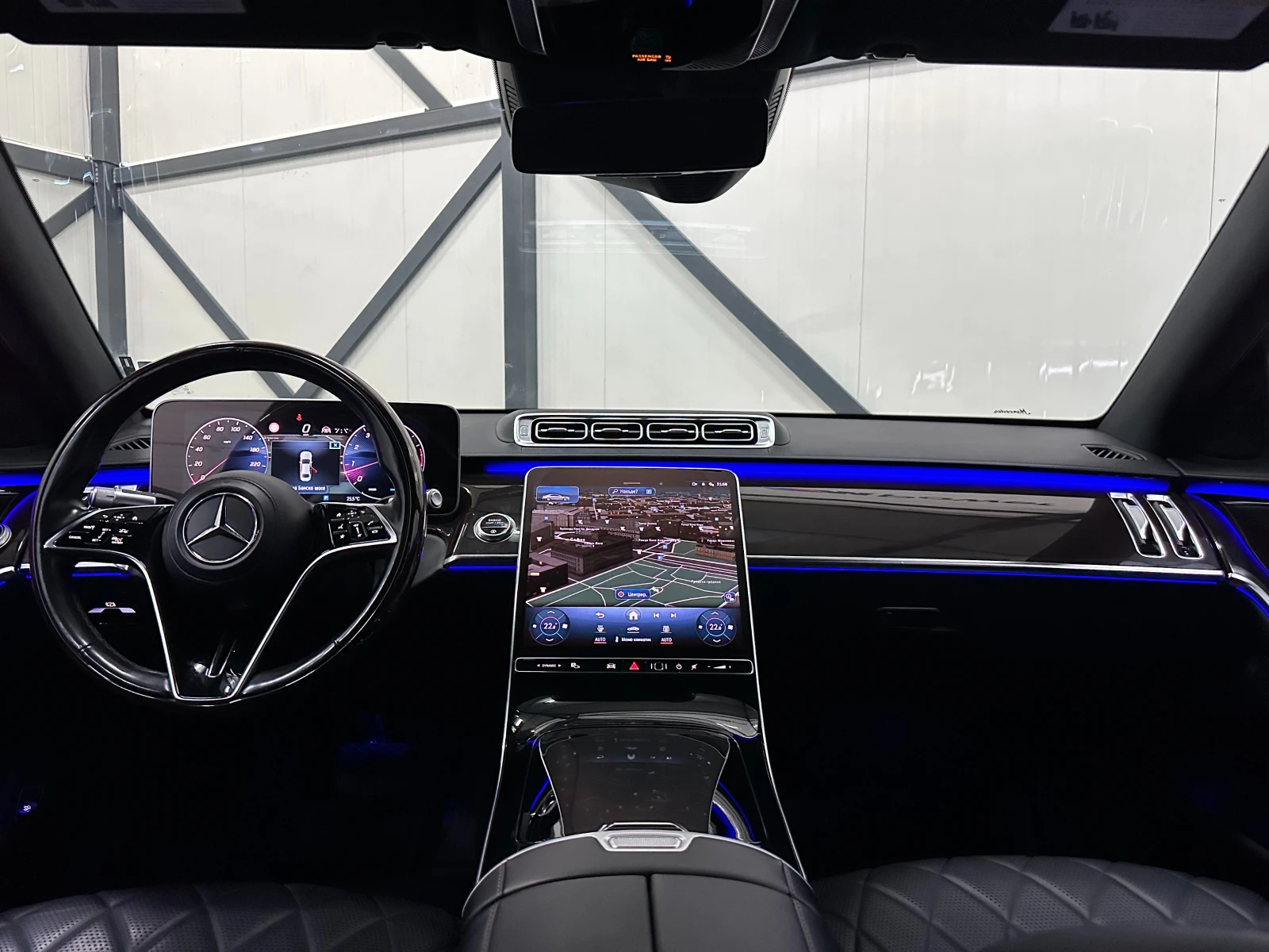 Mercedes-Benz S 580 * 4MATIC* ВАКУУМ* BURMESTER* ОБДУХ* 360* , снимка 11 - Автомобили и джипове - 53479915
