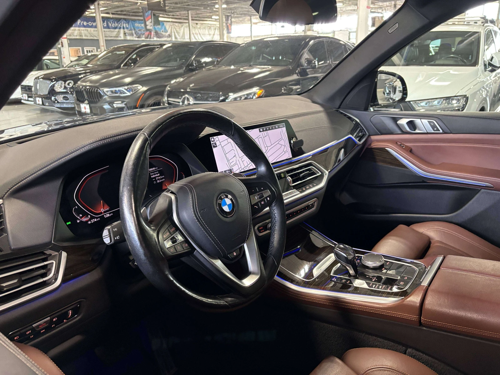 BMW X5 * 40i xDrive| AWD| CLUSTERNAV| BROWNSEATS| WOOD| , снимка 15 - Автомобили и джипове - 55899375