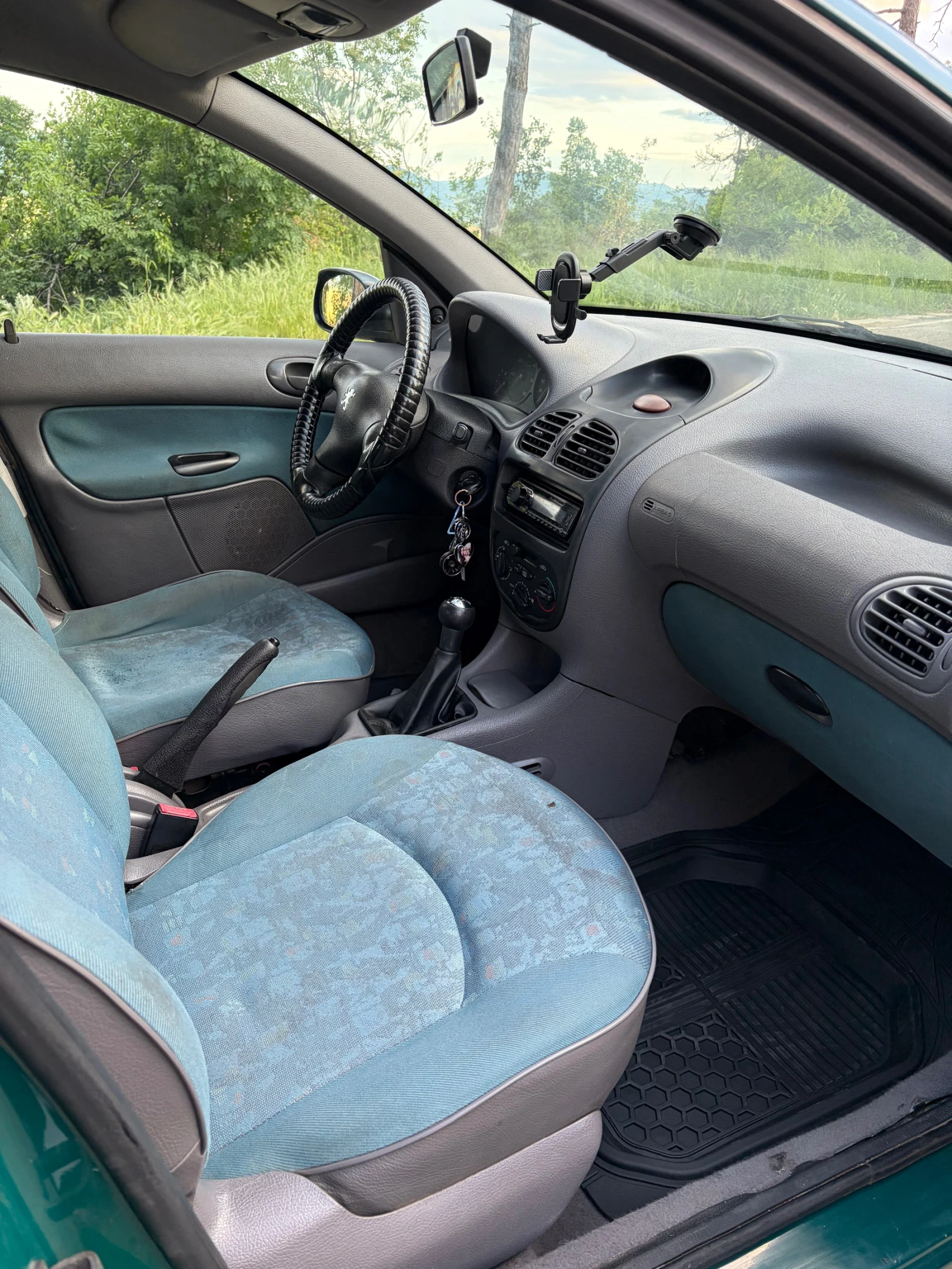 Peugeot 206 1.9 D, снимка 8 - Автомобили и джипове - 54597983