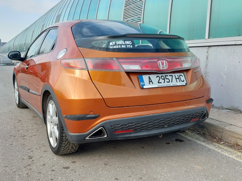 Honda Civic AUTOMATIC ПАНОРАМА КОЖА ГАЗ-БЕНЗИН LANDI-RENZO, снимка 8 - Автомобили и джипове - 51994254