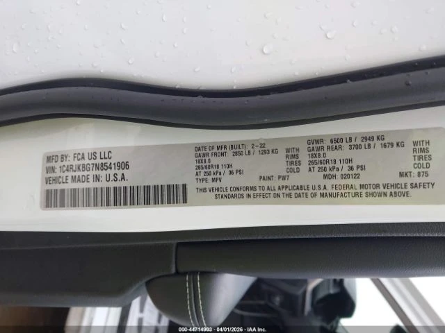 Jeep Grand cherokee L LIMITED 4X4, снимка 9 - Автомобили и джипове - 54296442