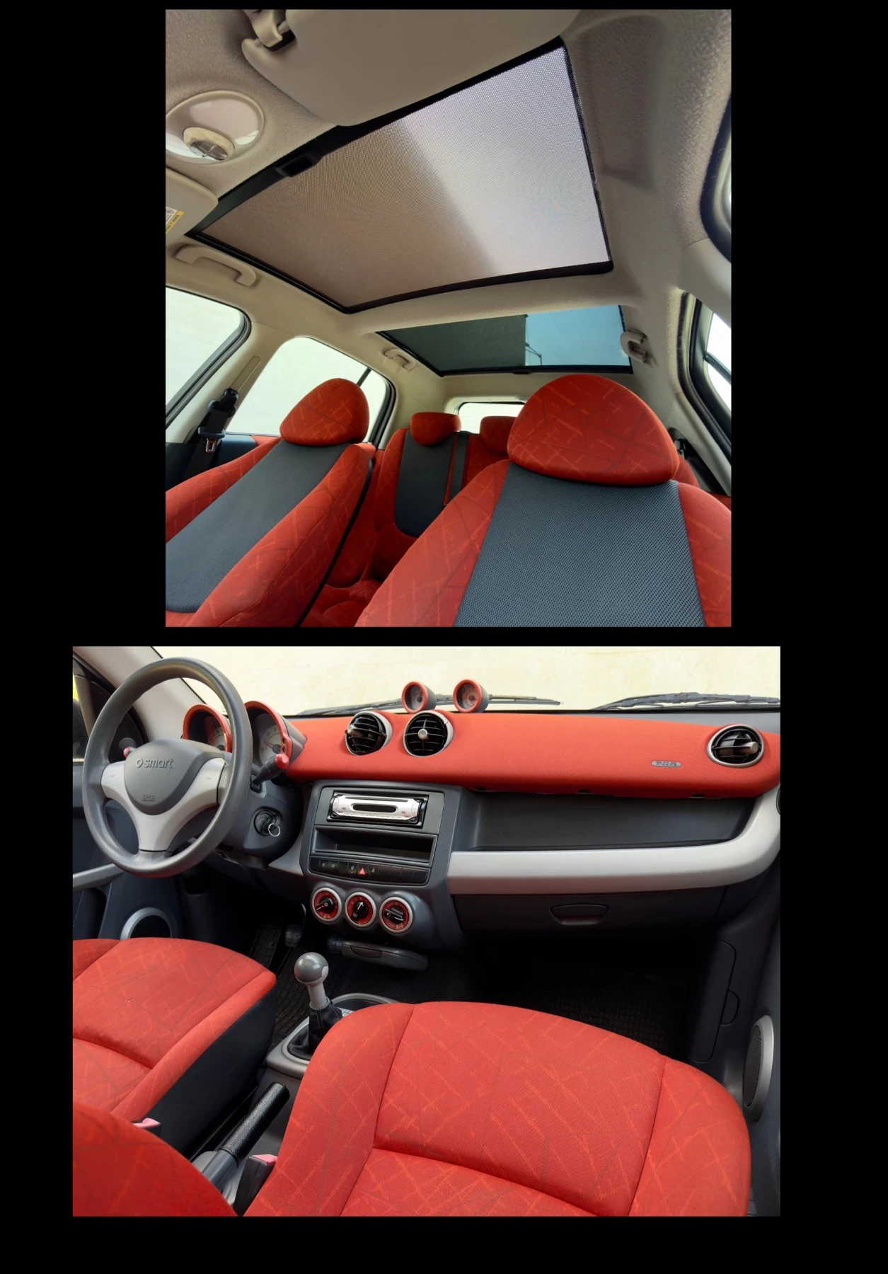 Smart Forfour 1.1i ПАНОРАМА* КЛИМАТИК, снимка 12 - Автомобили и джипове - 55590541