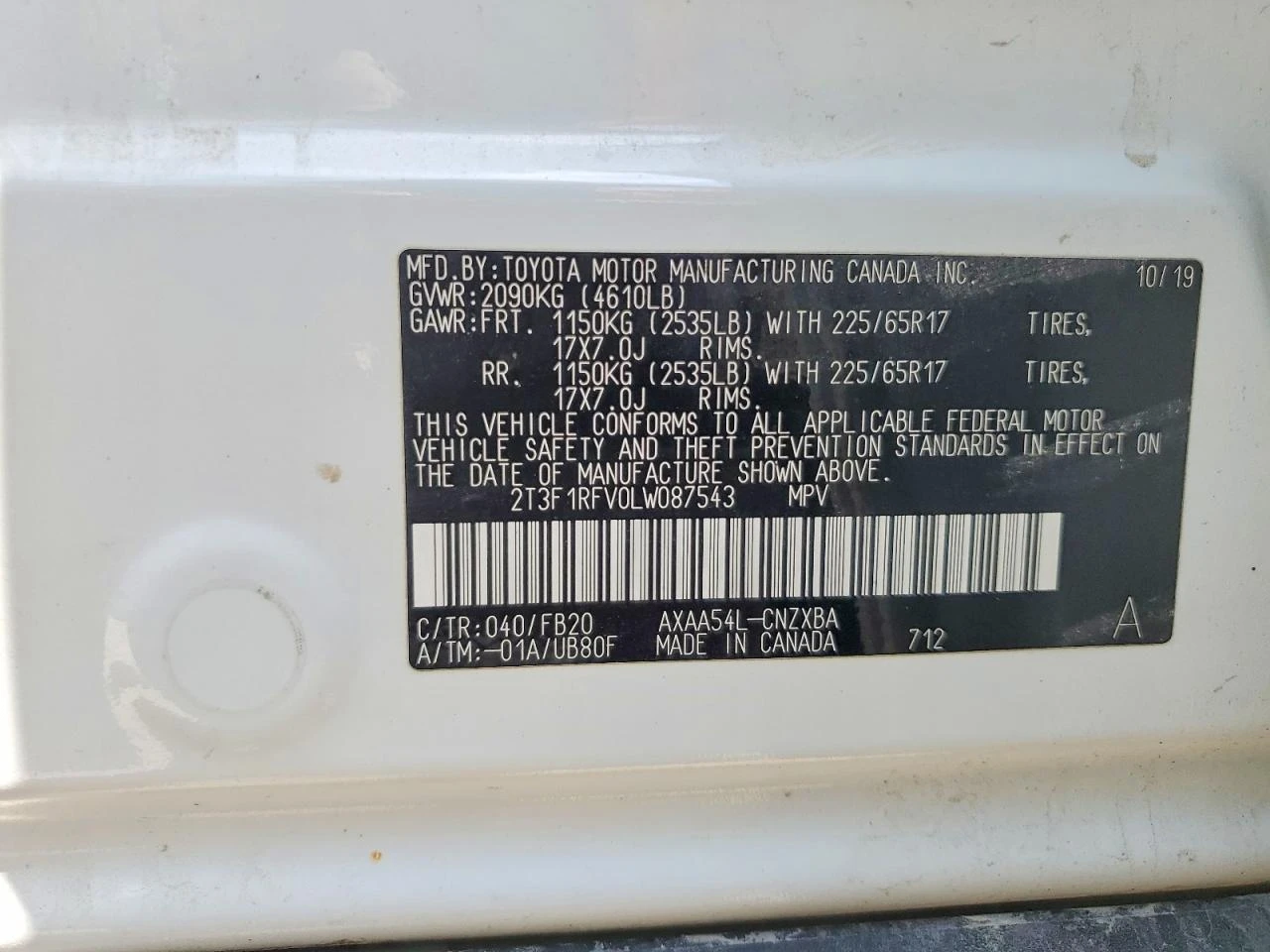 Toyota Rav4 LE AWD, снимка 13 - Автомобили и джипове - 55461996