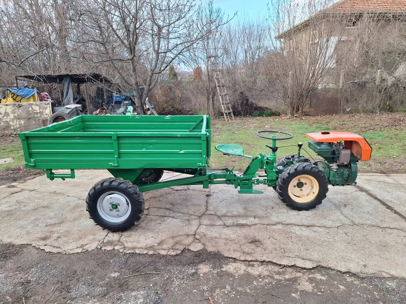 Мотокултиватор Goldoni Мотоблок 4х4 с диф.ремарке бензин 14к.с.Lombardini, снимка 9 - Селскостопанска техника - 14103085